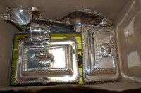 Lot 328 - A small collection of assorted silver plated...