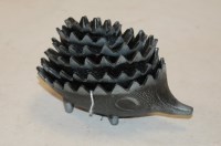 Lot 355 - A contemporary brushed metal novelty hedgehog,...