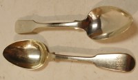 Lot 372 - Five various 19th century silver dessert...