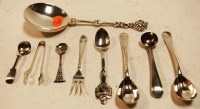 Lot 400 - A collection of 19th and 20th century silver...