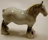 Lot 227 - A Beswick model of a stocky mare, grey gloss...