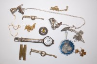 Lot 420 - Mixed lot to include silver cased ladies wrist...