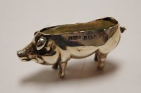 Lot 423 - An Edwardian silver pincushion in the form of...