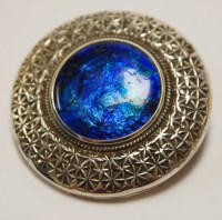 Lot 438 - A Charles Horner silver and enamel brooch,...