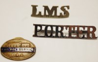 Lot 442 - Three various railway lapel badges to include;...