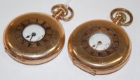 Lot 552 - A Waltham gold plated gents half hunter pocket...