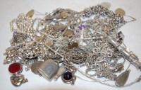 Lot 588 - A large collection of principally silver...