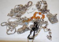 Lot 593 - A large collection of principally silver and...