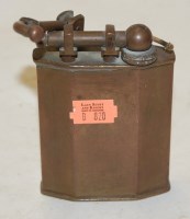 Lot 609 - An early 20th century French Rustic brass...