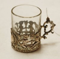 Lot 613 - An early 20th century silver toddie glass...