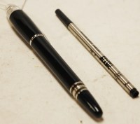 Lot 625 - A Mont Blanc fountain pen, having 14ct gold...