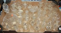 Lot 765 - A box of miscellaneous glassware to include;...