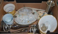 Lot 769 - A box of miscellaneous items to include; 1950s...