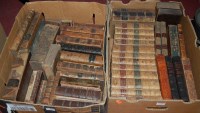 Lot 779 - Two boxes of Victorian and later leather bindings