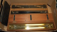 Lot 751 - A mid-20th century brass rolling ruler,...