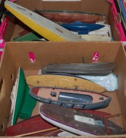 Lot 806 - Collection of various model boats/ships, all...