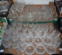 Lot 809 - Two boxes of miscellaneous glassware to...