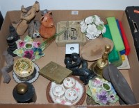 Lot 815 - A box of miscellaneous items to include...