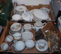 Lot 817 - Two boxes of miscellaneous items to include...