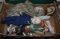 Lot 818 - An early 20th century felt covered doll...