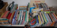 Lot 827 - Four boxes of assorted hardback books mainly...