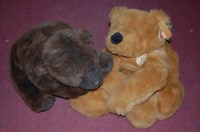 Lot 841 - A modern 'The Bear Shop' plush teddy bear with...