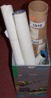 Lot 844 - A box containing various posters and other...