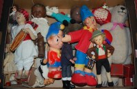 Lot 853 - Two boxes of assorted children's toys and...