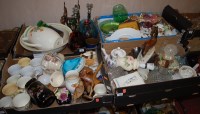 Lot 865 - Four boxes of miscellaneous items to include...