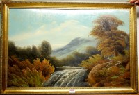 Lot 1005 - 20th century school - Pair; landscape...