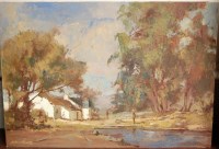 Lot 1044 - Johan Oldert - Houw Hoek vicinity, oil on...