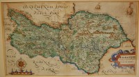 Lot 1048 - Christopher Saxton - 17th century engraved...