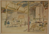 Lot 1054 - A Henshaw - Harbour scene, watercolour, signed...