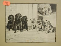Lot 1063 - Four various humorous cat prints to include...