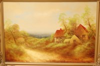 Lot 1072 - Early 20th century school - pair rural...