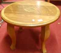 Lot 1078 - A copper top low occasional table, one other,...