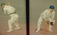 Lot 1084 - A quantity of reproduction cricketing prints