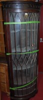 Lot 1099 - An Edwardian mahogany single door glazed...