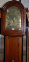 Lot 1103 - A walnut cased long case clock having an...