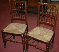 Lot 1120 - A pair of 19th century provincial elm...