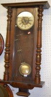 Lot 1127 - An early 20th century walnut Vienna drop trunk...