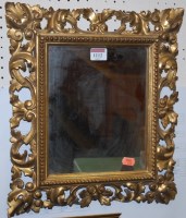 Lot 1112 - A 19th century Italian giltwood framed...