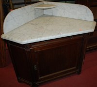 Lot 1166 - An Edwardian walnut and white variegated...