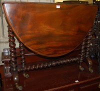 Lot 1178 - A Victorian mahogany Sutherland table raised...