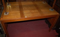 Lot 1188 - A 1960s Danish teak dining table having drop...