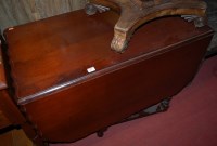 Lot 1207 - A 19th century mahogany piecrust edged...