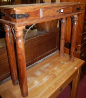 Lot 1226 - A contemporary Eastern hardwood and metal...