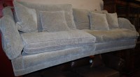 Lot 1150 - A Duresta floral upholstered four seater sofa...