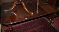 Lot 1291 - A Victorian mahogany round cornered extending...