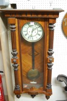Lot 1133 - An early 20th century figured walnut Vienna...